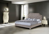 Classical Leather Bed Contemporary Leopard Bedroom Furniture