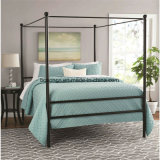 Metal Four-Post Canopy Bed