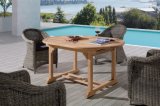 Rattan Outdoor Patio Wicker Malaga Dorado Dining Set Garden Furniture (J638)