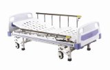 Three Functions Medical Bed Controlled by Crank Handles Manually
