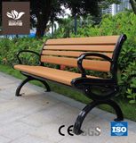 Outdoor WPC Garden Bench with Solid Flooring