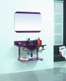Tempered Glass Vanity with Painting
