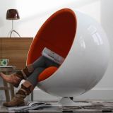 Designer Eero Aarnio Egg Pod Fiberglass Ball Chair