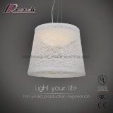 Modern Matt-White Rattan Pendant Lamp for Decoration