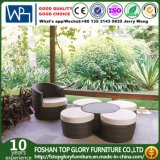 Leisure Furniture PE Rattan Furniture Round Sofa Round Ottoman (TG-JW20)