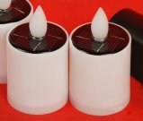 Solar Powered Candles for Home Decoration, Courtyard Decoration and So on