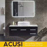Modern Wall Hang Lacquer Black Plywood Bathroom Vanity Cabinets (ACS1-L69)