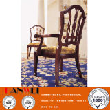 Wooden Classic Dinner Chairs Solid Wood Dining Chair with Armrest