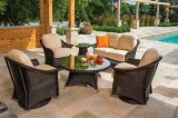 Outdoor Rattan Wicker 6-PC Sofa Set with coffee Table for Hotel Resort Wf050014
