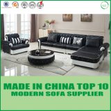 Home Furniture Modern Wooden Leather Sofa
