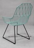 Dining Restaurant Kd Furniture Metal Armchair Wire Chair