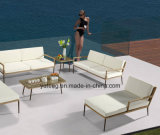 New Design Hotel Furniture Outdoor Patio Pool Side Furniture Sofa Set with Alum &PE-Rattan Furniture