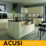New Design Modern Island Style Lacquer Kitchen Cabinets (ACS2-L28)