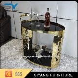 Chrome Steel Wire Dining Wine Trolley