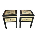 Antique Furniture Chinese Wooden Painted Stool Lws060