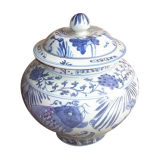 Antique Porcelain Fish Pot (LW174)