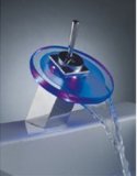Flg LED Waterfall Glasskitchen/Sanitary Ware/Bathroom Faucet