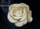Realistic White Flower Oil Paintings for Home Decor