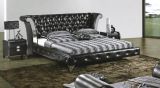 Unique Design Bedding Frame Modern Leather Double Bed
