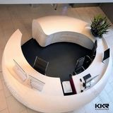 Hospital Artificial Stone Solid Surface Reception Desk