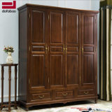 High Quality Bedroom Furniture Solid Wood Wardrobe (AS842)