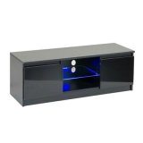 Black High Gloss LED TV Cabinet Unit Stand