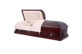 High Gloss Velvet Interial Chinese Coffin and Casket