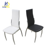 Factory High Quality High Back Chrome Finished Restaurant Dining Chairs