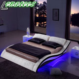 A044 Modern Bedroom Bed with LED Light