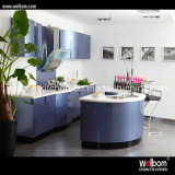 2016 Welbom Modern Blue Round Island Kitchen Furniture