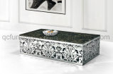 Rectangle Marble Metal Coffee Table