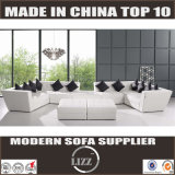 Ladder-Shaped Big Modern Leather Sofa Lz229