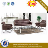Metal Legs Recliner Living Room Genuine Leather Sofa (HX-CS067)