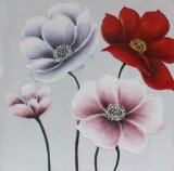 Blossoming Flower 100% Handmade Oil Painting for Home Decoration