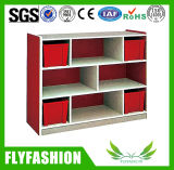 High Quality Kids Storage Cabinet with Plastic Boxes (SF-118C)
