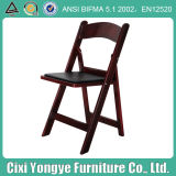 Mahogany Folding Chairs in Resin Material