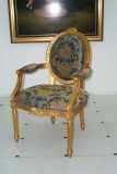 Luxury Carving Flower Chair/Goldleaf Carving Chair/Dining Chair/Restaurant Chair (GL-GL00125)