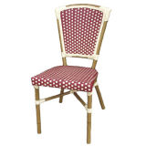 Aluminum Wicker Bamboo Looking Dining Chair (BC-08007)