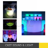 16 Colors Remote Control Rechargeable LED Bar Table