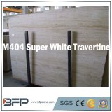 Super White Marble Travertine for Stone Floor Tile / Wall Cladding