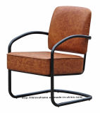 Modern Dining Coffee Restaurant Black Metal Wire Upholstered Chairs