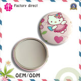 Paper Doll Girls Pocket Hand Cosmetic Mirrors Portable Round Cartoon Make-up Mirror