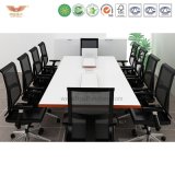 High Top Metal Leg Wood Top Office Meeting Table