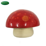 Smooth Ceramic Red Mini Mushroom Figurines for Sale