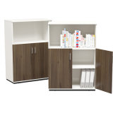Office Furniture Cabinet Storage Wooden File Cabinet Bookcases with Doors