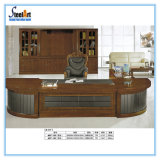 Modern Wooden Material Curved Office Desk (FEC-A01)