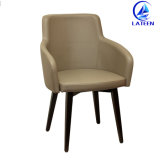 Restaurant Furniture Upholstered Cushion Sofa Chair with Comfortable Fabric