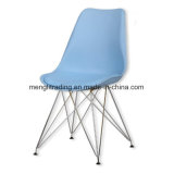 PP Plastic Modern Replica Chrome Legs Dining Chair