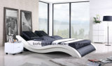 Modular Soft Bedroom Set King Size Italian Leather Bed