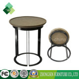 2017 Hot New Products Steel Frame Round Table Sale Online